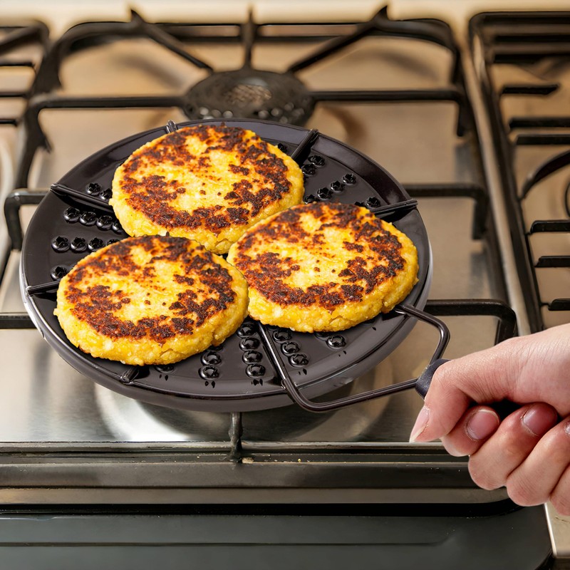 Parrilla para Arepas Colombianas – Arepa Grill for Stovetop &