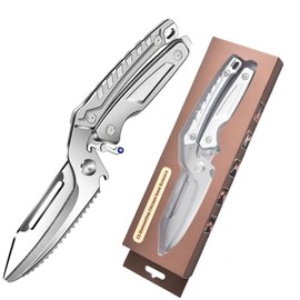 Poultry Scissors, Heavy Duty Stainless Steel Kitchen Shears, Removable Design for Meat, Chicken and Food Prep, Dishwasher Safe