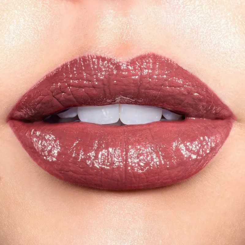 Lápiz Labial Revlon Super Lustrous Lipstick Tono Teak Rose