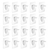 20 Pcs Plastic Shelf Support Peg, Self Adhesive Bracket Shelf
