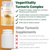 Turmeric and Ginger and Black Pepper Capsules, Turmeric Supplement 2,500mg,