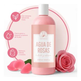 Agua De Rosas Tónico Facial 1000 Ml