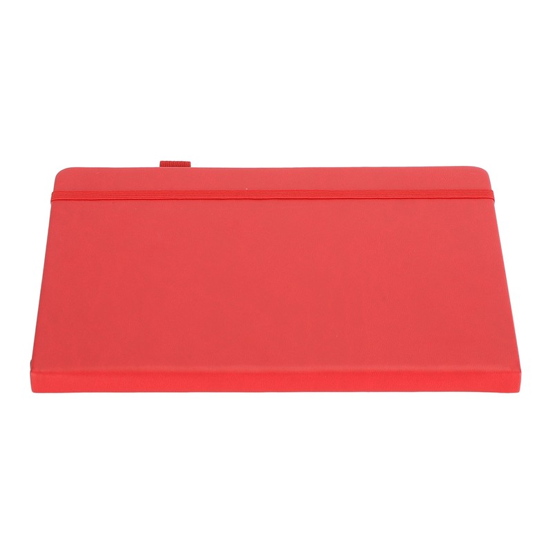 A5 Lined Notebook Portable PU Leather Hardcover Notebook with Elastic