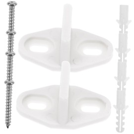 Zerodeko 2Pcs Sliding Door Stopper Pom Barn Door Floor Guides for Control User Friendly Design for Sliding Barn Standard Doors