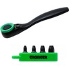 Engineer DZ-376 Ratchet Wrench Mini & Screw Taupe Ultra Short