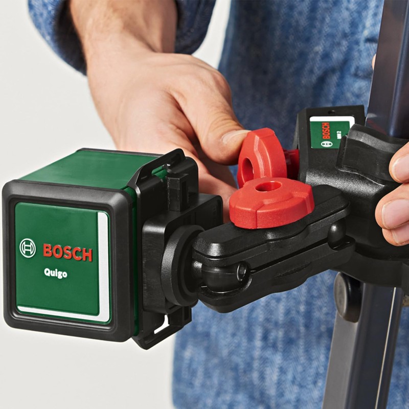 Bosch Cross line Laser Quigo with Universal clamp MM 2