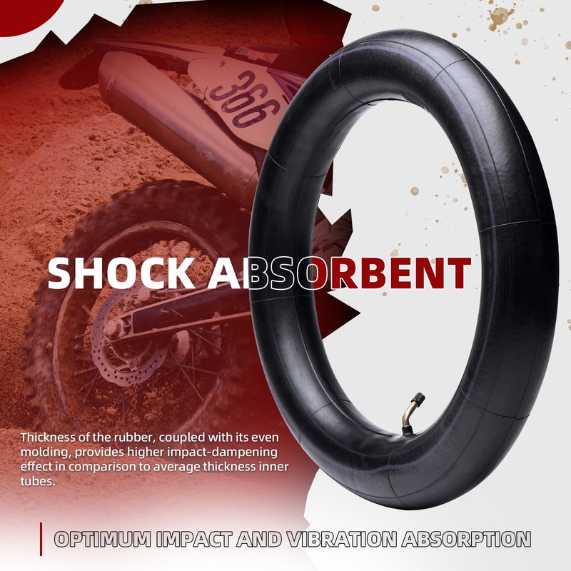 (2 Pack) AR-PRO 3.00/3.50-12" Exact Replacement Dirt Bike Inner Tubes