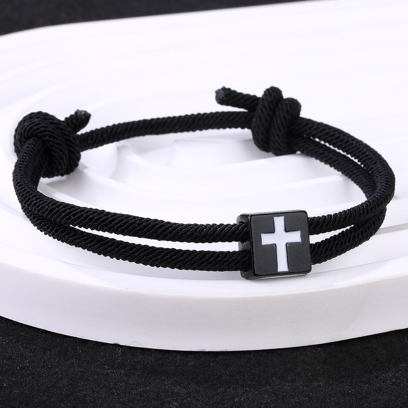 YIHOON Cross Bracelet Christian Easter Basket Stuffers for Teens Men