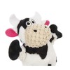 Worldwise 73556-98997-024 goDog Checkers Skinny Cow with Chew Guard Technology