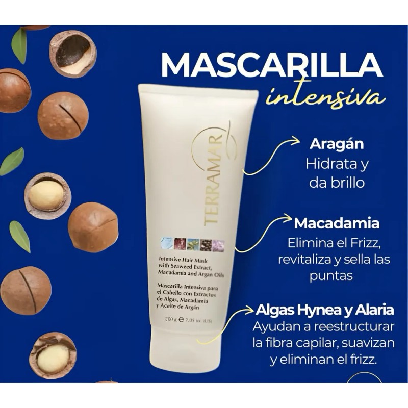 Tratamiento Capilar Óleo, Shampoo, Mascarilla Terramar Regal