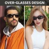 TJUTR Polarized Sunglasses Over Glasses for Women Men, UV Protection