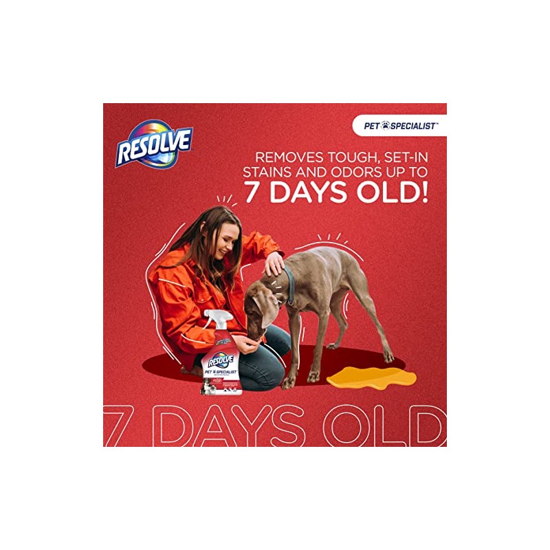 Resolve Pet Specialist Limpiador de Manchas y Olores 946 ml