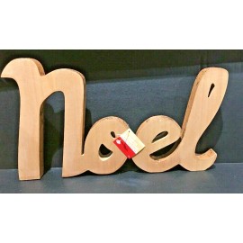 Celebrate It Christmas Gold Shimmer NOEL Tabletop Wood Decor by Celebrate It 17”x10”x1” New