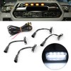4pcs 12V Car LED Grille Light High Brightness Accessory Fit