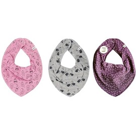 Pippi Unisex Children's Bib Bandana, One Size, Pack of 3 -