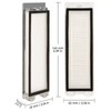 (5 Pack) Q Revo Replacement HEPA Filter Compatible With Roborock