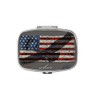Qien BaiSei Pill Box/Pill Case - Rectangular Pocket Pill Box/Case - Two Compartments for Keeping Pills Separate