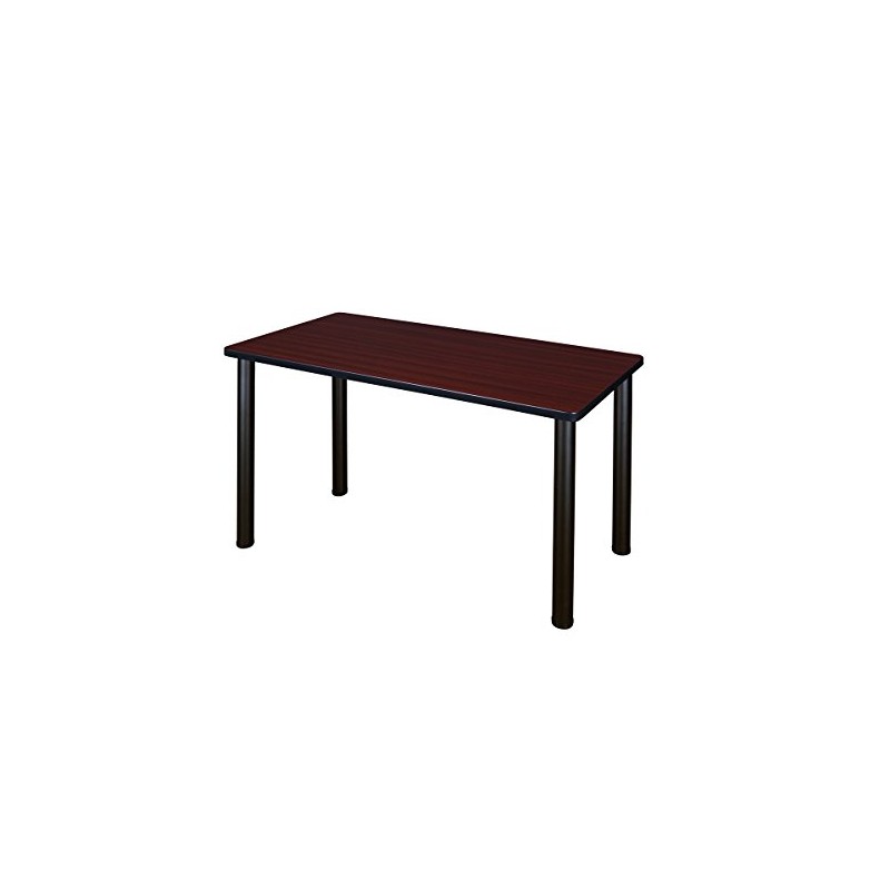 Regency Kee 48 by 24-Inch Training Table, Mahogany/Black