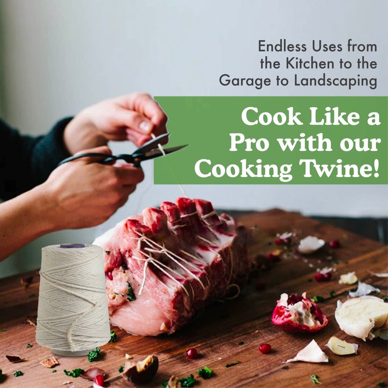 Regency Wraps RW091 Regency Natural Cooking Twine 1/2 Cone 500ft