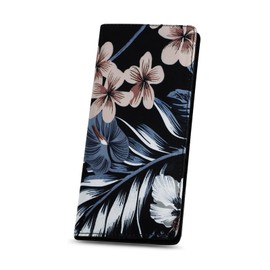 HUA ANGEL Bifold Wallets, Slim Long Wallet for Women RFID Blocking Ultra Thin Credit Card Holder Ladies Clutch Purse Billfold