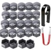 24pcs Wheel Nut Cap 17mm Wheel Bolt Nut Caps Covers,