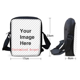 COEQINE Novelty School Bus Printed Sling Bags for Boys Crossbody Mini Messenger Shoulder Purse Bag Shoulder Bag for Teen Boy School Bus Backpack Small Novelty Purse