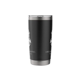 Dreaming Of Gaming Tournaments Funny Quote Console Gamer Stainless Steel Insulated Tumbler