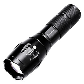 Pocketman LED Tactical Flashlight Super Bright LED Flashlights Portable Outdoor Water Resistant Torch with 5 Light Modes（1Pack）