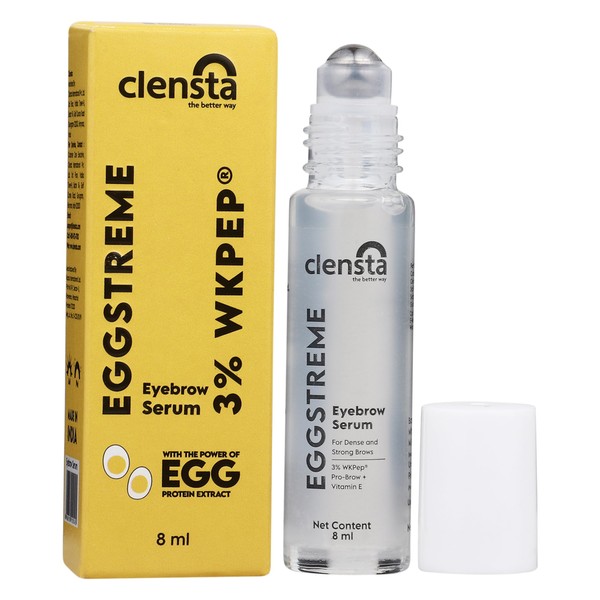 Clensta Eyebrow Growth Roll On Serum | Enriched with Vitamin