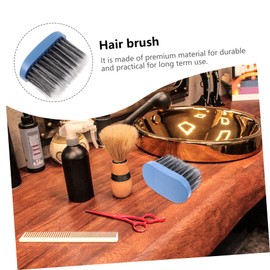 Beavorty Hairdressing Brush Set Large Barber Brush for Men Women Blue Soft Durable Essential for Barber Shops and Salons