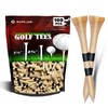 SAPLIZE Golf Bamboo Tees, Pack of 150 (54 mm) -