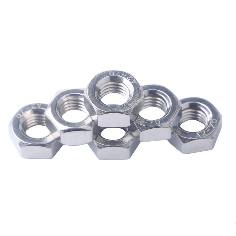 Smartsails 1/4"-20 Stainless Steel Finished Hex Nut, 304 Stainless Steel