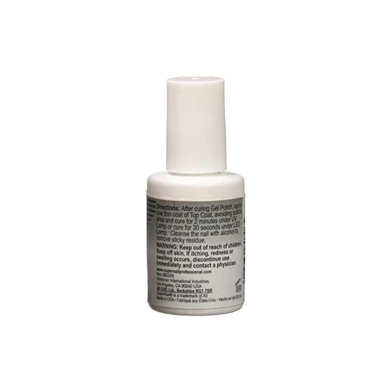 Supernail Progel Top Coat, 0.5 Fluid Ounce