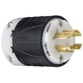 Legrand-Pass & Seymour L1420PCCV3 Industrial Specification Grade Turn Lock Plug, Four Wire 20-Amp 125-volt/250-volt Ip20 Regulation Suitable