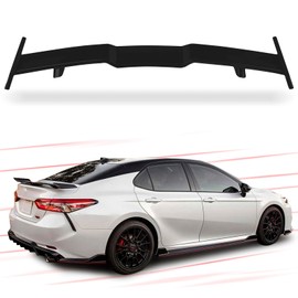 GGsmdick Camry Rear Spoiler Compatible with 2018-2022 8th Gen Camry LE SE XLE XSE TRD ABS Rear Trunk Spoiler Wing, Rear Trunk Highkick Spoiler Wing Lip