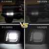 D-Lumina Luces LED para matrícula de montaje de lente ahumada