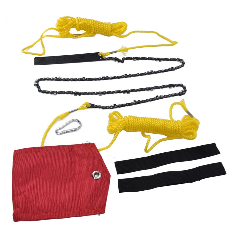 48 Inch Tree Limb Hand Rope Chain Saw 63 Teeth