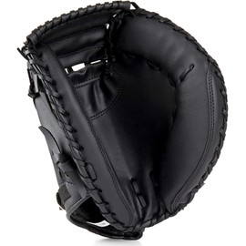 Baseball Catcher Glove,Baseball and Softball Catcher's Mitt for Kid Youth Aldult Baseball Training,Comfortable Durable,Left Hand Glove (Black, 33 Inch)