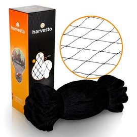 Harvesto Heavy Duty Bird Netting for Chicken Coops & Runs | Tree & Garden Netting Mesh 1-1/2" | Keep Hawks, Birds & Predators Away | Bird Netting for Blueberry Bushes, Vegetables & Fruit (25' x 25’)