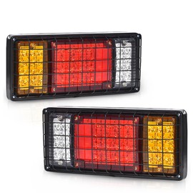 PIT66 40 LED Trailer Lights Tail Turn Signal Brake Reverse Running Lights 2pcs Universal Fit for Pickup, RV, Trailers, Trucks, Camper,Utes,Vans,Boat