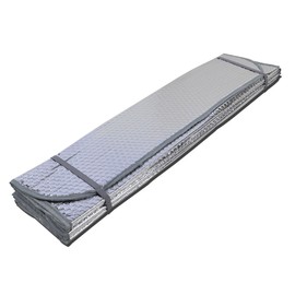 Motor Trend Universal Car Sun Shades-Foldable Heat & UV Ray Protection-Sunshade to Keep Your Vehicle Cool and Damage Free, Easy to Use, Fits Windshields of Various Sizes (Jumbo) (AS-212)