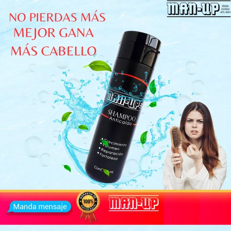 Manup Shampoo Control Caida Hombre Y Mujer 400ml