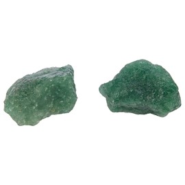 Green Strawberry Quartz Raw Crystals Rough Gemstones with Authenticity Card, Velvet Pouch Raw Stones for Tumbling, Cabbing, Polishing, Cutting Natural Healing Crystals for Home Decor, DIY Stones