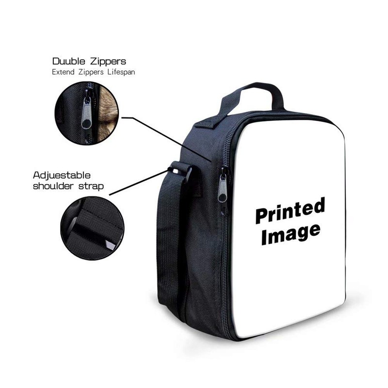 chaqlin Insulated Lunch Bag for Kids Durable, blue