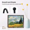 Mocoosy 4 Inch Plate Stands for Display - Black Iron