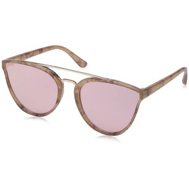 Lucky Women's Bigs Cateye Sunglasses, Brown, 57 mm