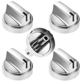 MOOTVGOO 5 Pack WB03X29300 Range Surface Burner Knobs, Cooktop Knobs, Gas Stove Knobs Replacement for GE, Replace 191D8446, 4585904, AP6301265, KIP5T06, PS12296155