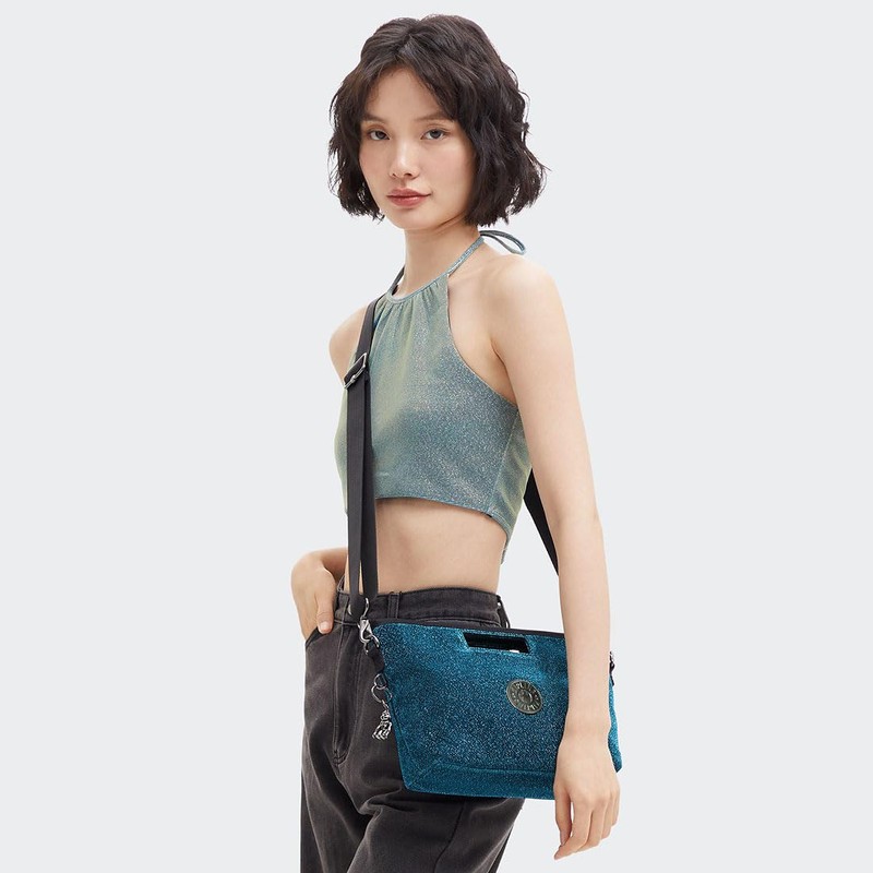 Kipling Stevie Fashion Capsule Crossbody Bag Going Out Turquoise, Going