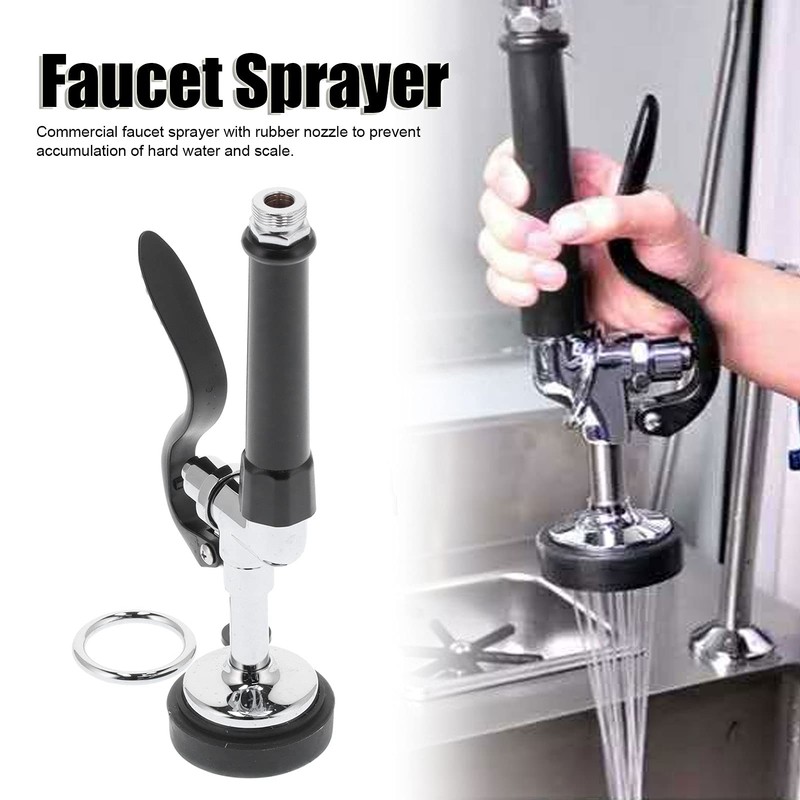 Topyond Commercial Sink Faucet Sprayer, High Pressure Kitchen Sink Sprayer