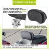 21ST Chrome Driver Rider Backrest Mount Kit For Indian Challenger